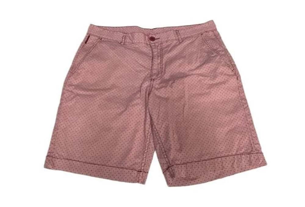 Armani Exchange Men's Pink Polka Dot Chino Shorts Size 33